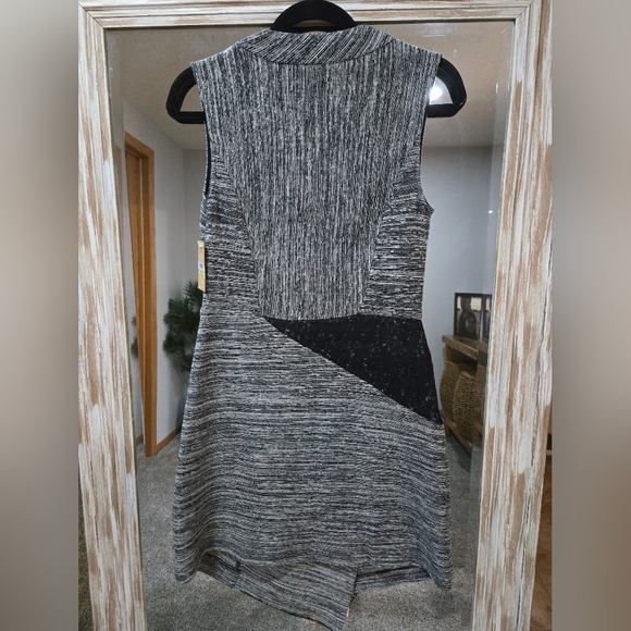 RACHEL Rachel Roy Black and Gray Women's Dress - Picture 4 of 4